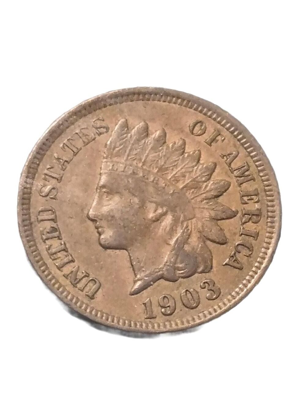 1903 Indian Head Penny Full Liberty Diamonds #300